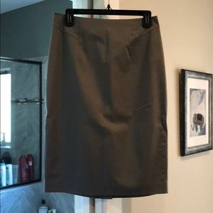 Ann Taylor sateen pencil skirt